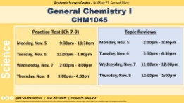 CHM1045 W12 Exam 3 & Topic Review